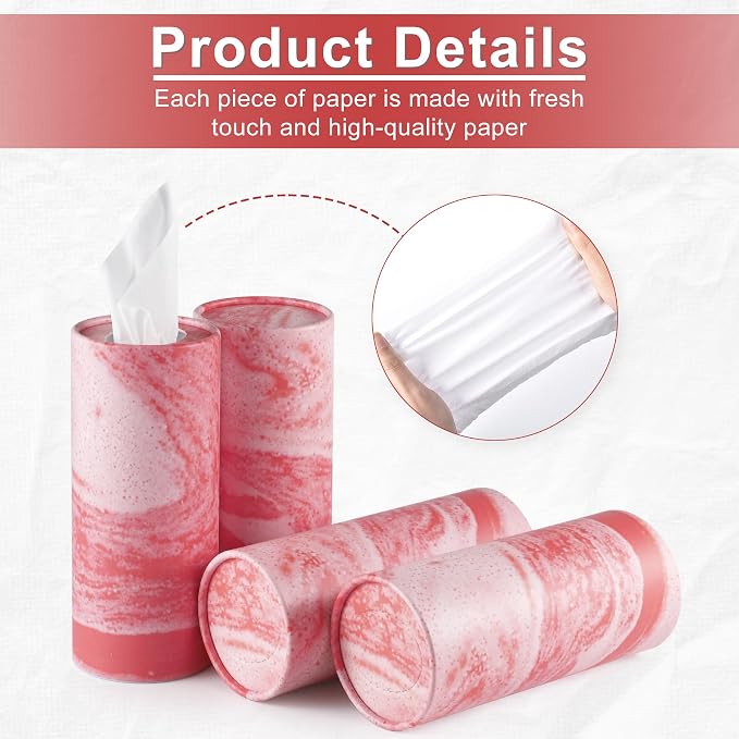SINGARO Car Tissue Holder, 4 Pack Car Cup Holder Facial Tissues - Image 3