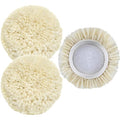 3 PCS Wool Buffing Polishing Pads 6 Inch, Natural Wool Cutting Pads by phepetroll
