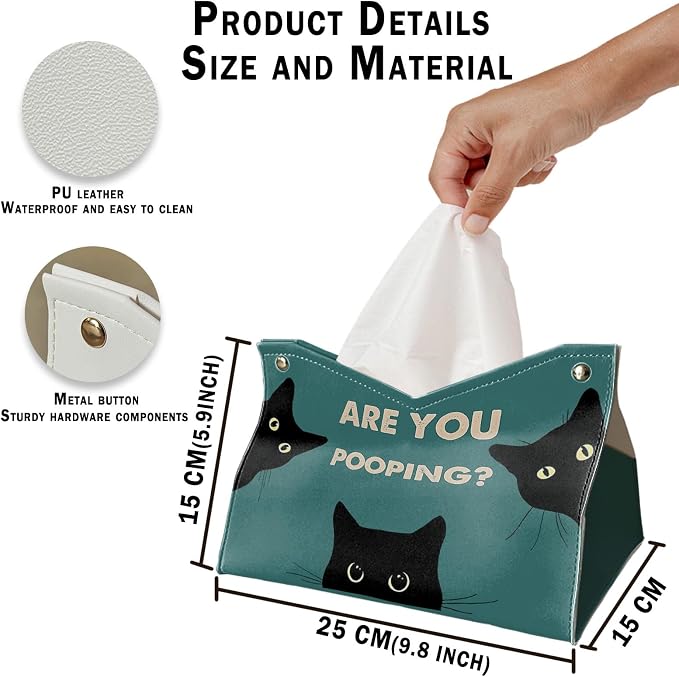 Funny Rectangle Tissue Box Cover - Image 5
