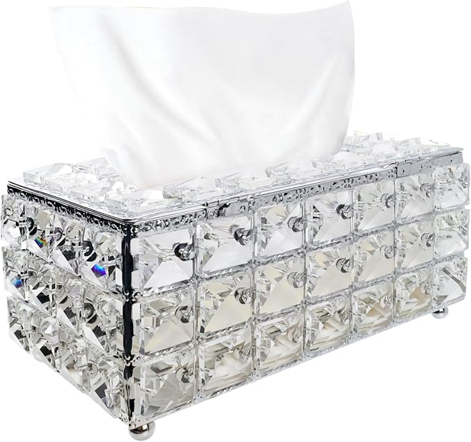 Geesatis Tissue Box Cover, Rectangle Tissue Box Holder, Rectangular Napkin by GeesatisToolHardware