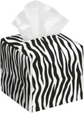Zebra Stripes Tissue Box Cover Square by sndheke