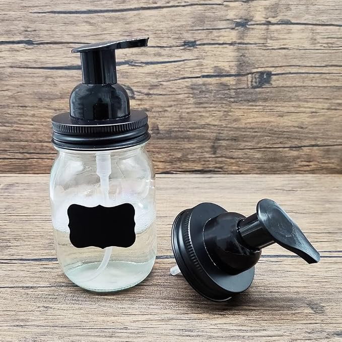 Mason Jar Foaming Soap Dispenser Pump fit 2.75Inch Regular Mouth, Rust Proof - Image 7