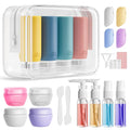 Muslish 21 Pack Travel Bottles for Toiletries, Leak-Proof TSA Compliant by MUSLISH