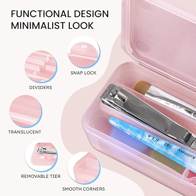 Beauticom Double-Layer Personal Storage Storage Case - Image 2