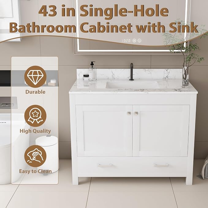 Montary 42" Bathroom Vanity - Image 8