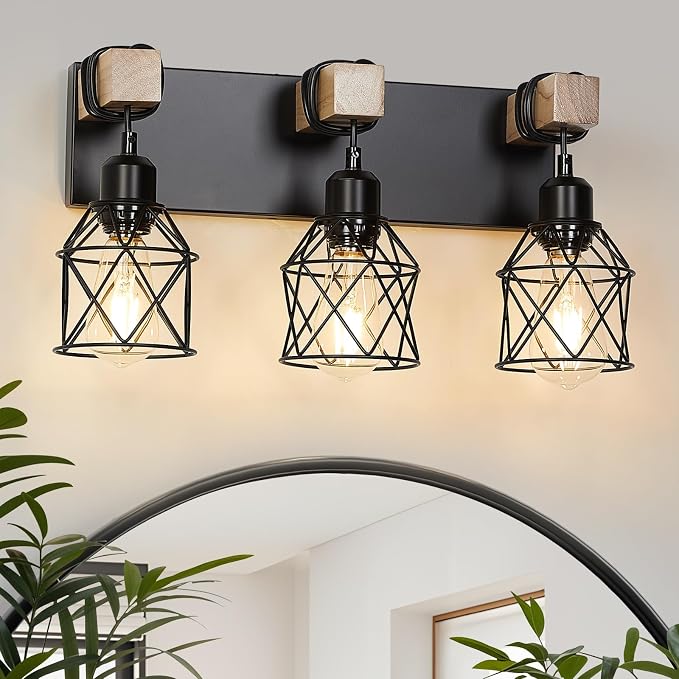 ​3-Light Farmhouse Bathroom Vanity Light by foucasalLighting