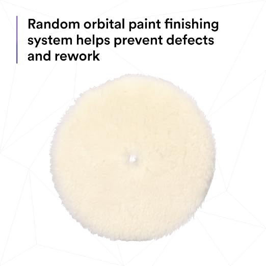 3M Perfect-It Random Orbital Medium Wool Compounding Pad, Orbital Pads - Image 4