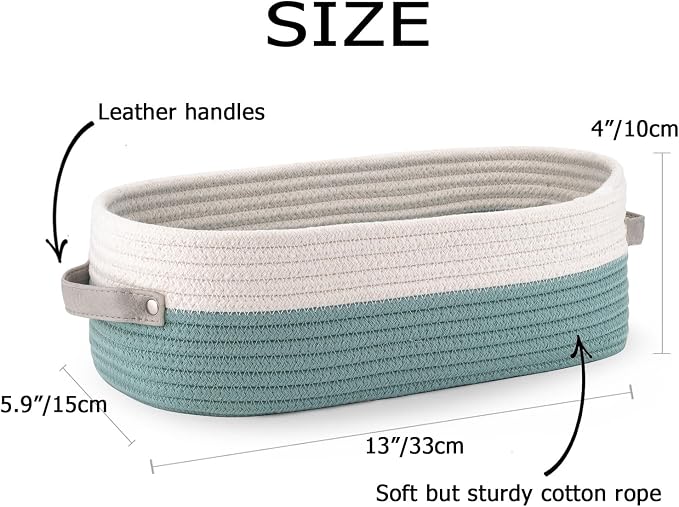 Cotton Rope Woven Toilet Paper Baskets - Image 3