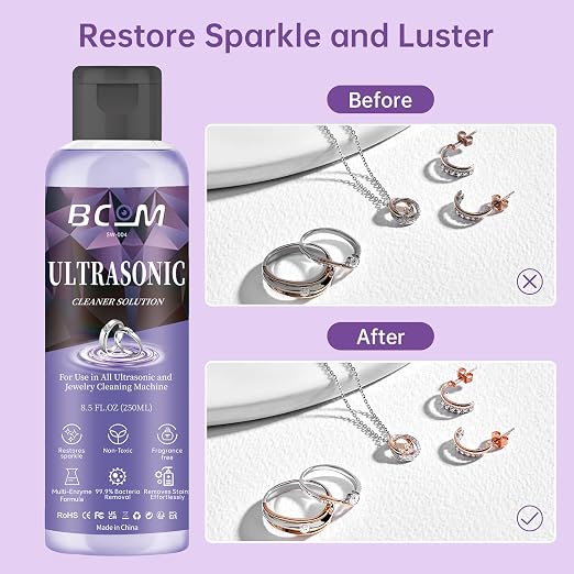 Ultrasonic Jewelry Cleaning Solution, Eyeglass and Rings, Effective Solution - Image 6