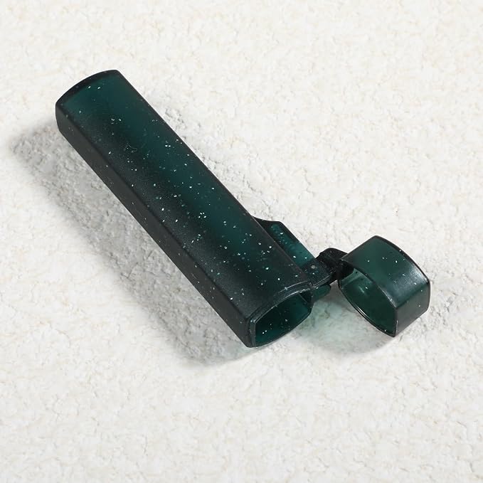 5Pcs Toothpick Holder for Traveling, Snowflake Dark Green Mini Dispenser Pocket - Image 6