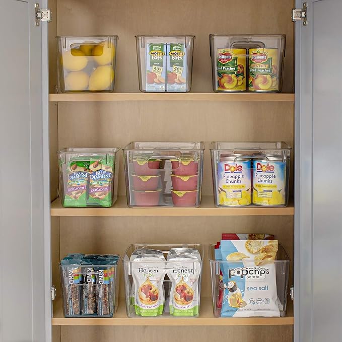 4-Pack Clear Plastic Storage Bins - Image 6
