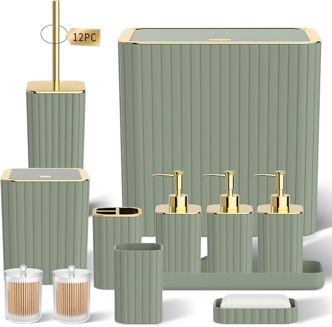 Bathroom Accessory Set by LetUsMakeHomeYourFavoriteDestination