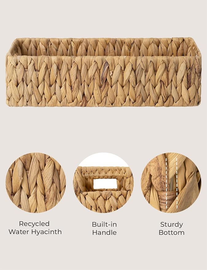 StorageWorks Water Hyacinth Basket - Image 3