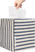 Tissue Box Cover, Fabric Tissue Box Holder Square, Stylish Toilet Paper Storage by LeCorner