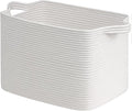 Goodpick Large Woven Basket 18" x 14" x 12" Cotton Rope Storage Baskets by Goodpick