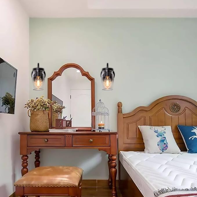 Sconces Wall Lighting, Retro Wall Sconces Set of Two, Hallway Wall Sconces - Image 8