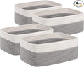 OIAHOMY 4 Pack Storage Baskets for Organizing, Small Bins for Shelves, Cute by MasterofSpaceOptimization