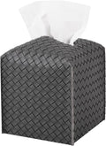 Tissue Box Cover PU Leather Tissue Holder Square Facial Tissue Case Facial by zoocatia