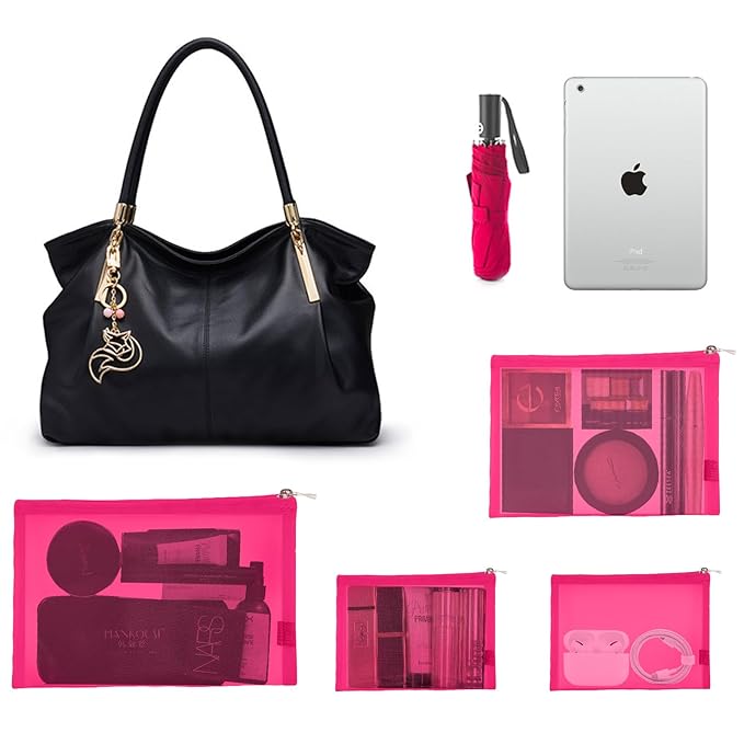 EASYFUN Mesh Pouch, Make up Bag - Image 5