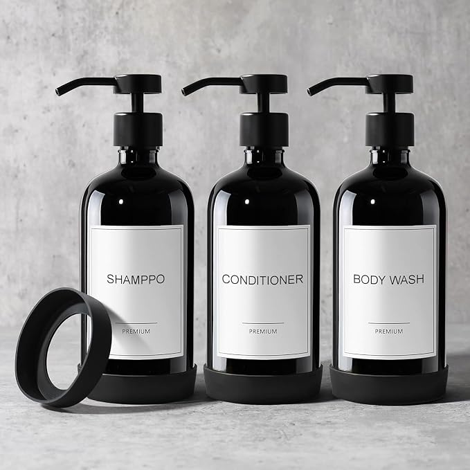 GMISUN Plastic Shampoo and Conditioner Dispenser - Image 5
