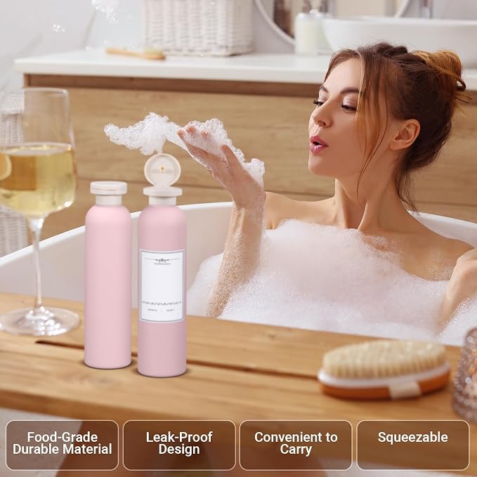 8.8oz Travel Essentials Shampoo Bottles - Image 5