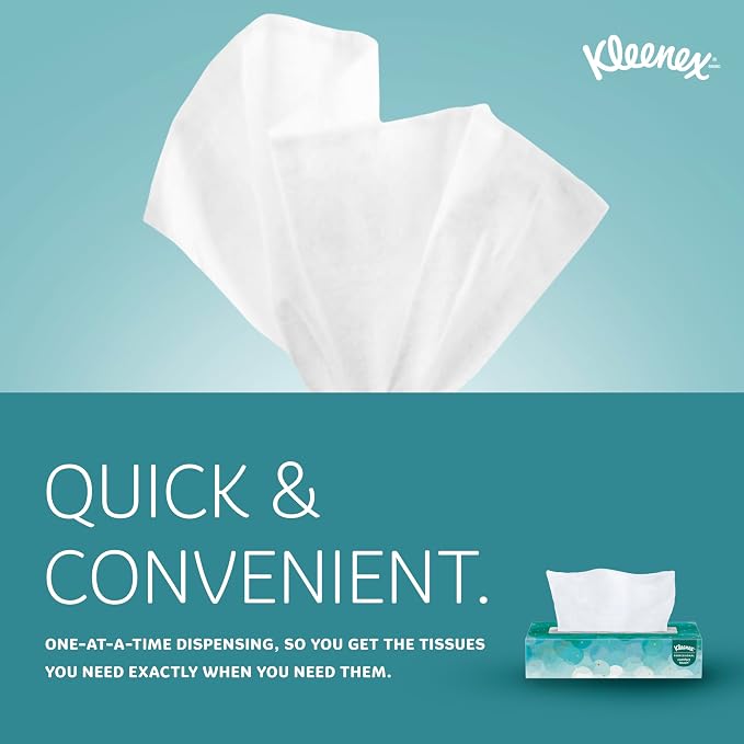 Kleenex Professional Facial Tissue, Flat Boxed Format, Designed - Image 7