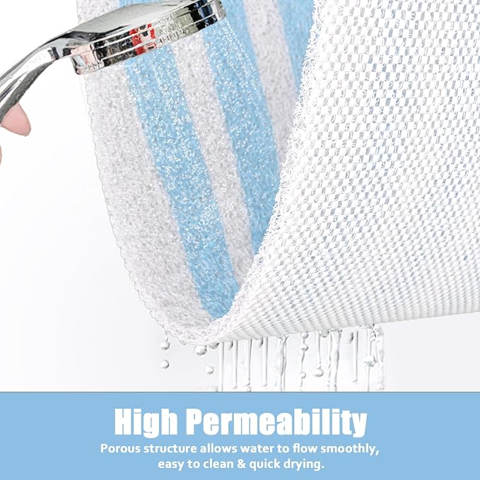 Non Slip Shower Mat, 24x24 Inch, Soft Comfortable Shower Floor Mat - Image 3