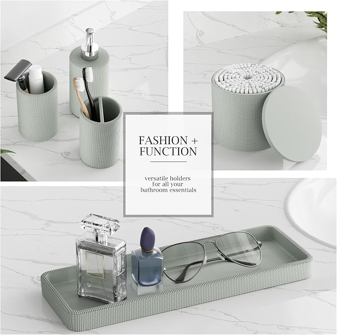6-Piece Green Bathroom Set - Image 5