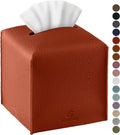 Tissue Box Cover, Jeethemy Square PU Leather Tissue Box Holder, Modern Tissue by Jeethemy