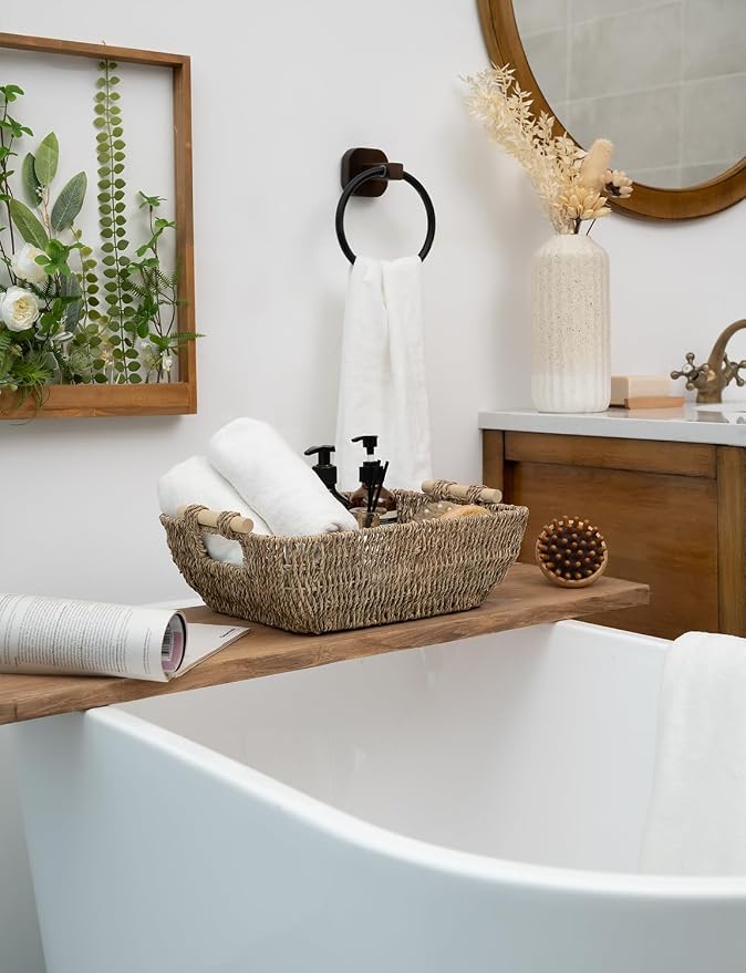 StorageWorks Hand-Woven Large Storage Baskets - Image 5
