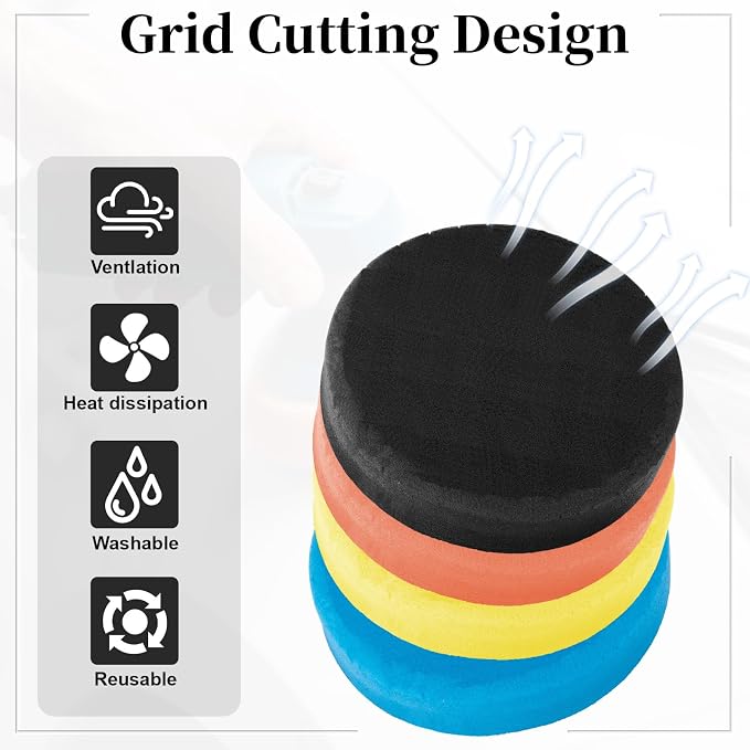 5 PCS 6 Inch Buffing Polishing Pads, Cutting Pads - Image 5