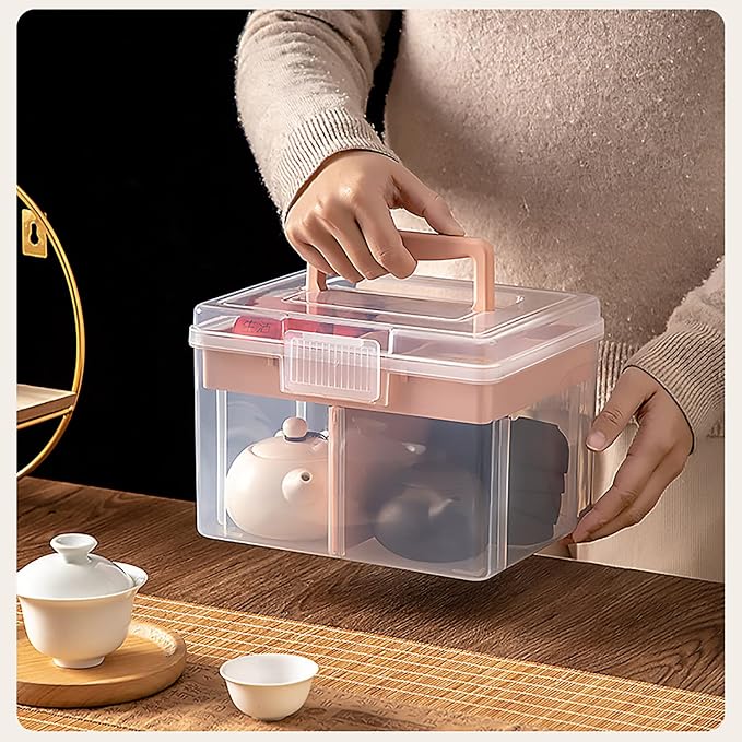 Small Portable Plastic Storage Box - Image 6