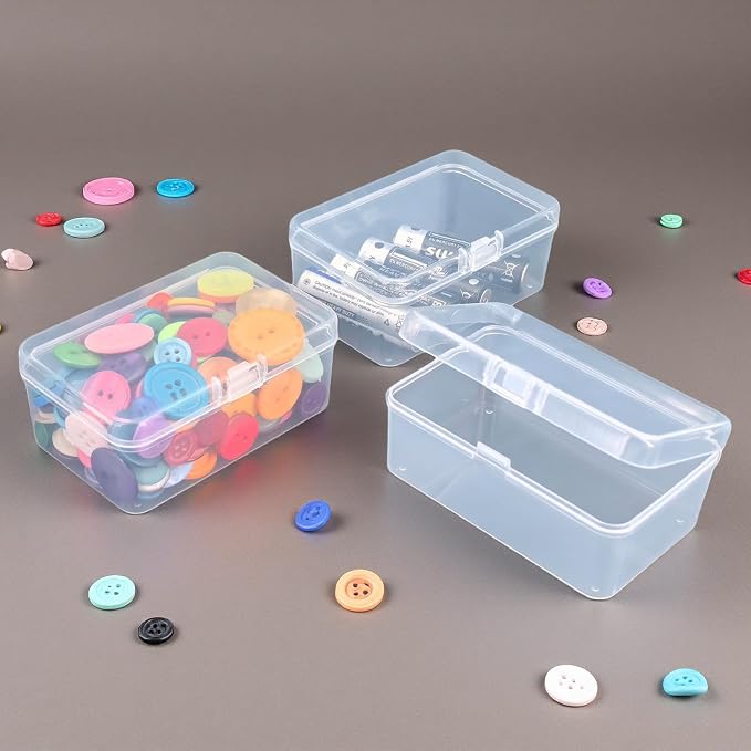 20 Pack Rectangular Clear Plastic Storage Containers Box - Image 6