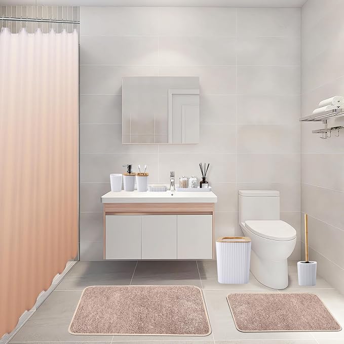 24Pcs White and Gold Bathroom Set - Image 6