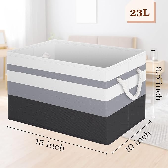 Fab totes Storage Bins, Foldable Storage Baskets - Image 2