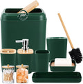 Bathroom Accessory Set 9 Piece Hunter Green Bathroom Set by BetterbathroomwithXLHOME