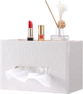 Sumnacon Tissue Box Cover with Storage Tray, Decorative Rectangular Tissue by Sumnacon