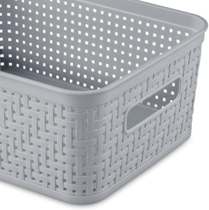 Sterilite 32 Pack Plastic Storage Bin Organization Containers, Small Baskets - Image 9