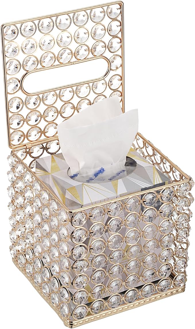Sumnacon Crystal Square Tissue Box Cover - Image 7