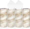 Geyoga 4 Pack Car Tissue Holder Marble Print Car Tissues Cylinder Round Paper by Geyoga