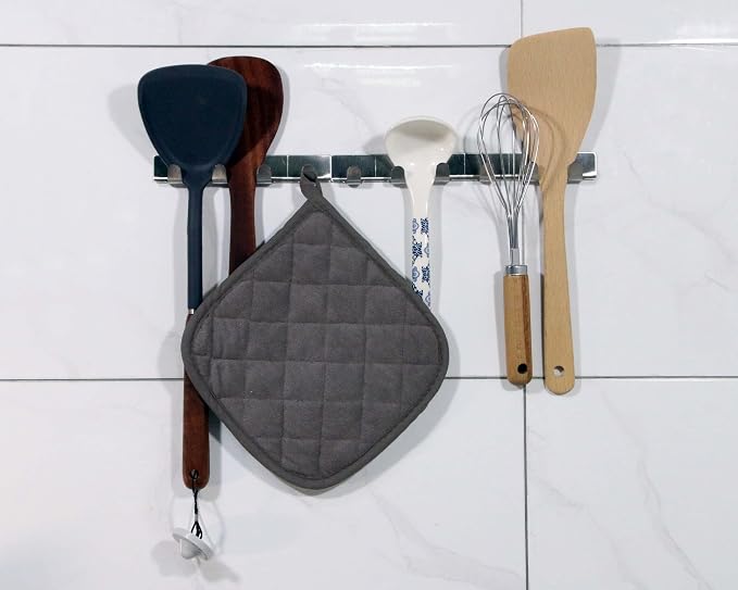 5 PCS Pot Holders for Kitchen, Cotton Potholers - Image 4