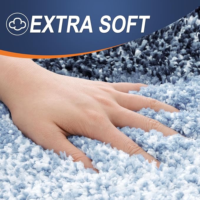 OLANLY Bathroom Rugs Sets 3 Piece, Soft Absorbent Microfiber Bath Mats and - Image 3