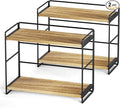 SRIWATANA 2 Pack Bathroom Counter Organizer, 2 Tier Countertop Organizers by SRIWATANA