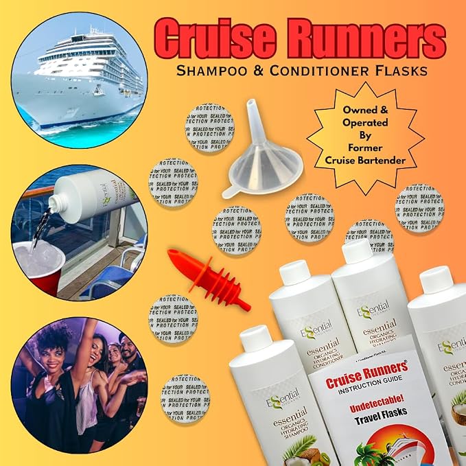 Fake Shampoo & Conditioner By CRUISE RUNNERS Hidden Liquor Alcohol Flasks - Image 2