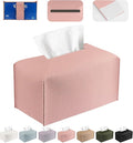 Tissue Box Cover PU Leather Tissue Holder Rectangle Facial Tissue Case Tissue by DecorateYourHome