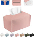 Tissue Box Cover PU Leather Tissue Holder Rectangle Facial Tissue Case Tissue by DecorateYourHome