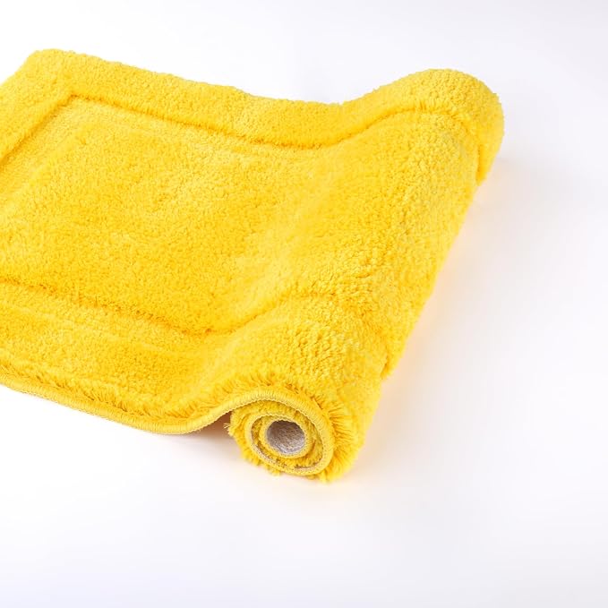 SHACOS Super Soft Bathroom Rugs Set of 2 Pieces 20x32 + 16x24 inch Non Slip - Image 3