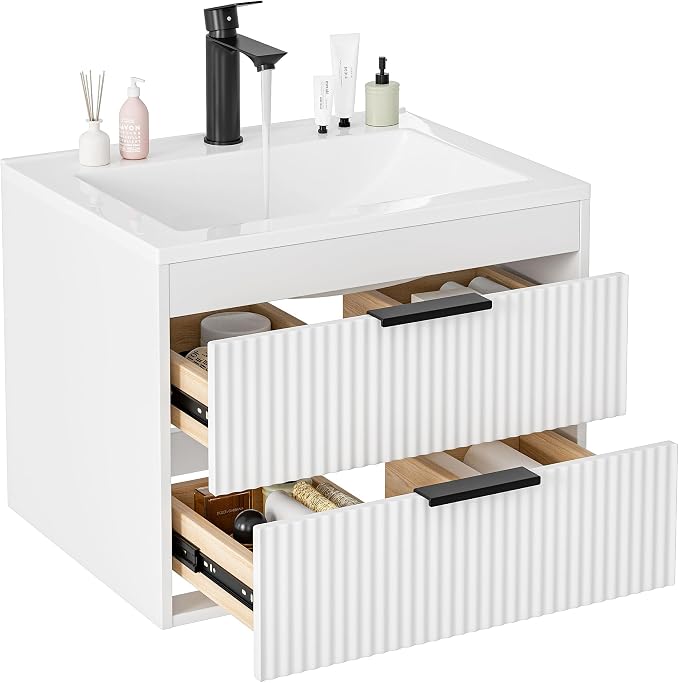 24 Inches Modern MDF Bathroom Vanity - Image 8