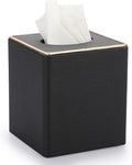 Sumnacon Tissue Box Cover Square Tissue Box Stylish Linen Tissue Box Holder by Sumnacon