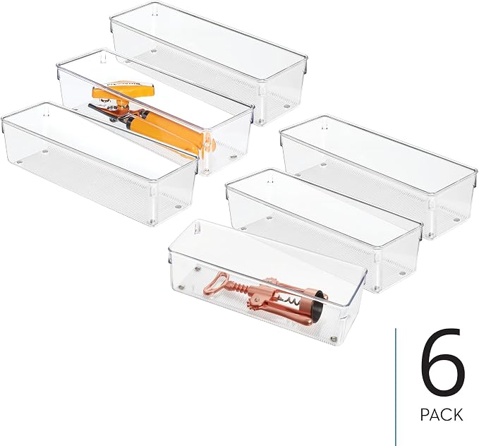 iDesign Plastic Drawer Organizer Bins - Image 2